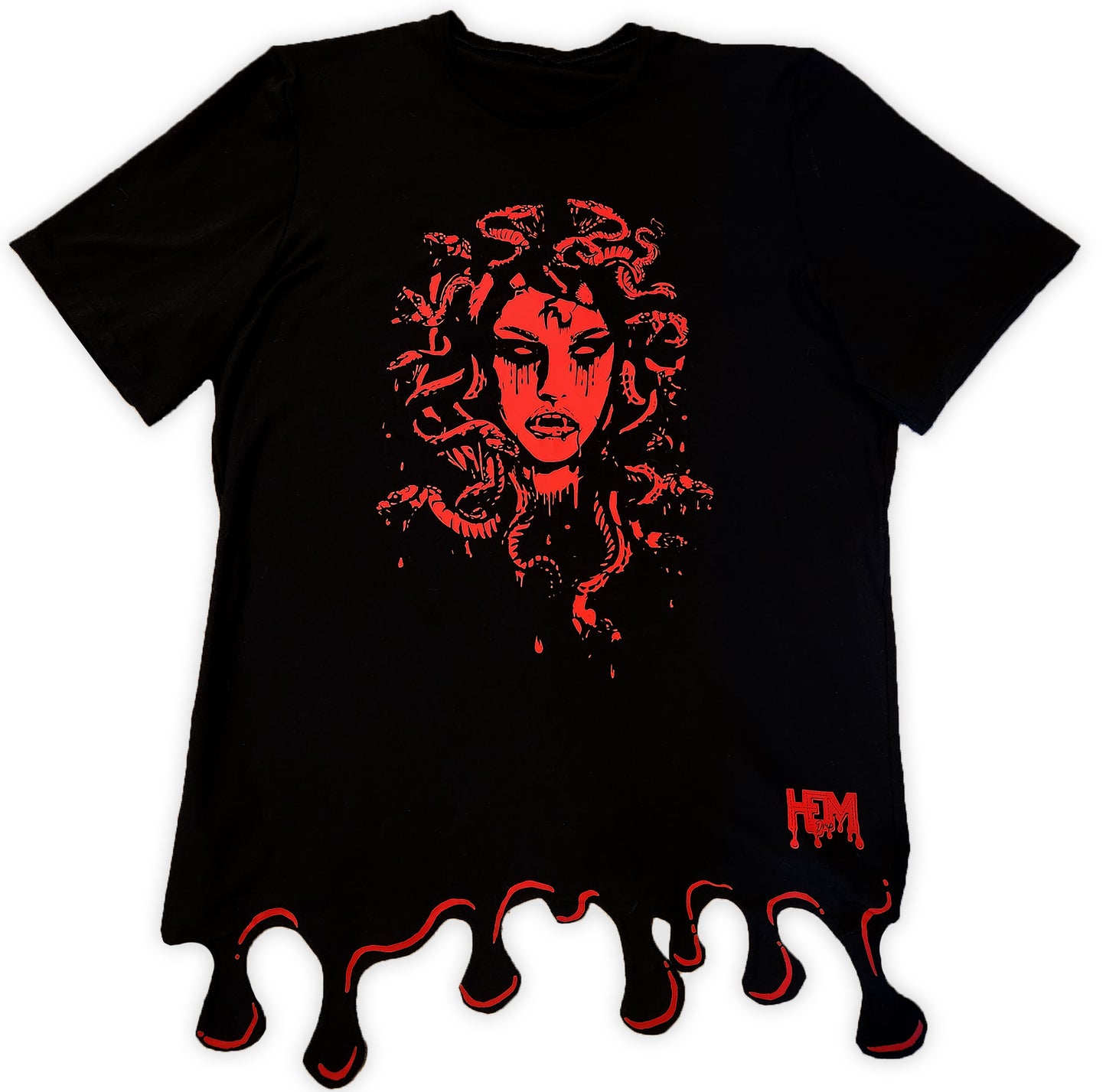Medusa Hem Drip Trademark "Drip" Shirt Cut