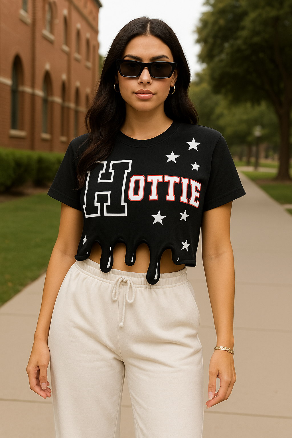 Hottie Varsity Crop