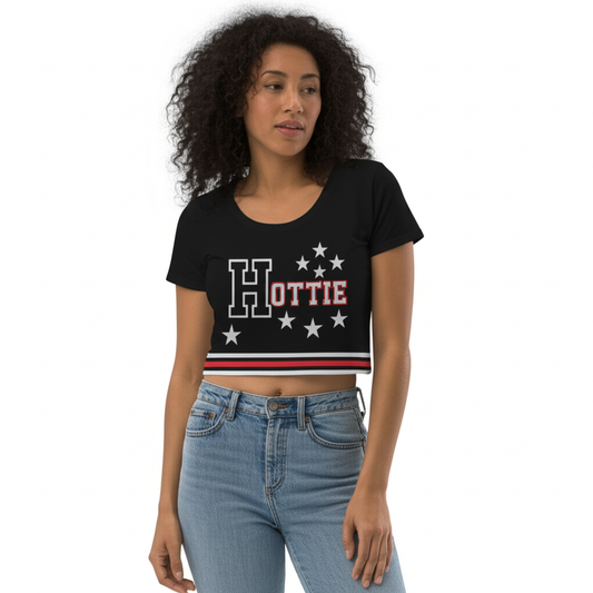 Hottie Fab Rich Varsity Crop