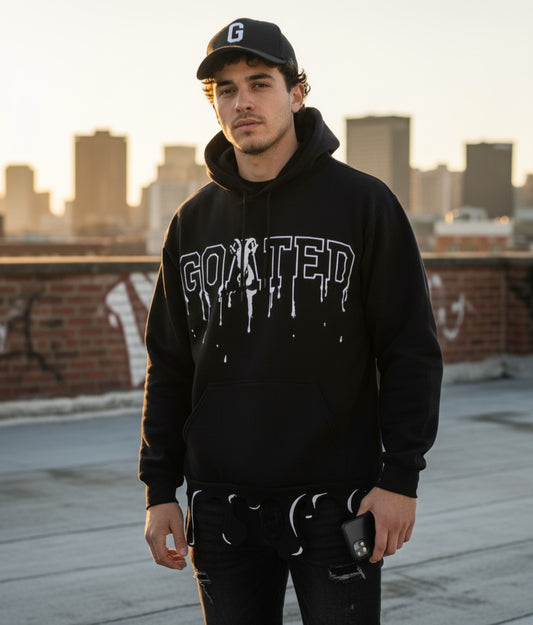 GOATED Hem Drip Unisex Hoodie