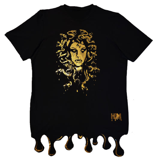 Medusa Hem Drip Trademark "Drip" Shirt Cut