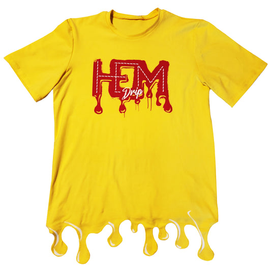 Hem Drip Logo Trademark "Drip" Shirt Cut