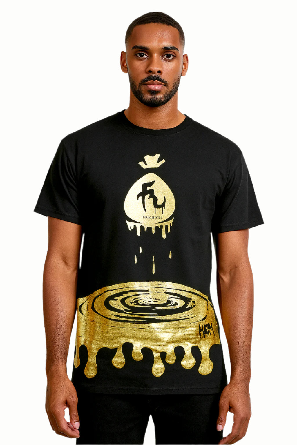 Moneybag Hem Drip Trademark "Drip" Shirt Cut