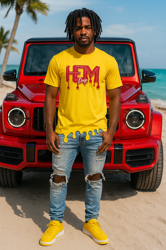 Hem Drip Logo Trademark "Drip" Shirt Cut