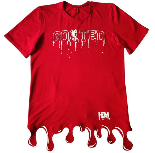 GOATED Hem Drip Trademark "Drip" Shirt Cut