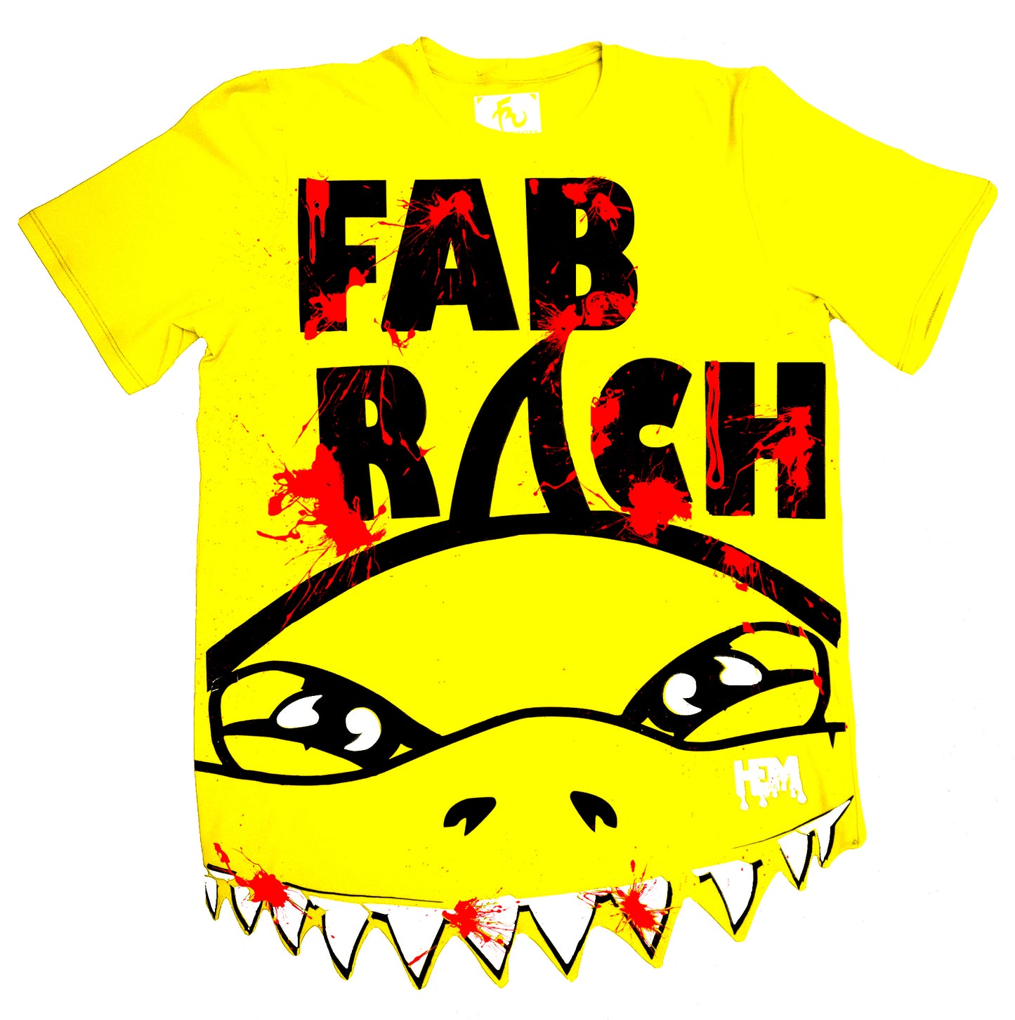 Shark Hem Drip Trademark "Bite" Shirt Cut